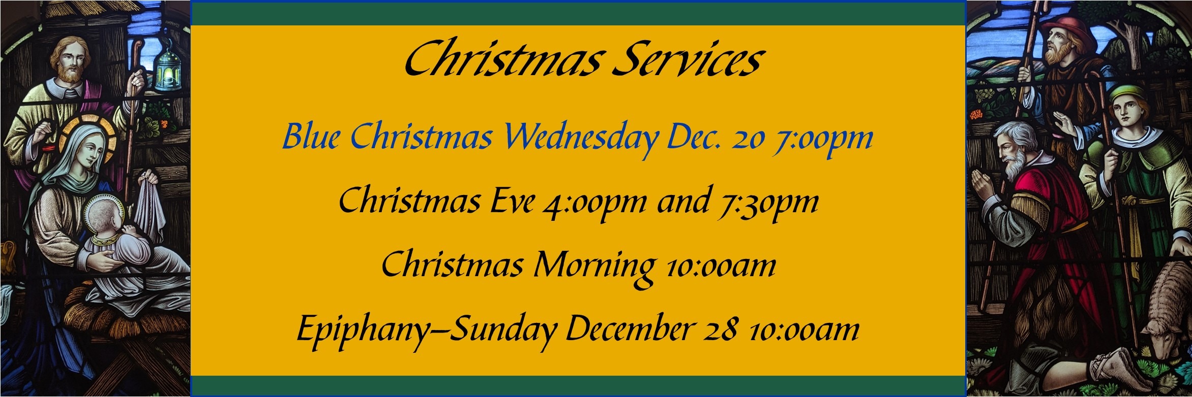 25.12.24 Christmas Service Times